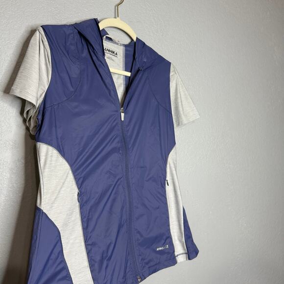 Annika S/S Hybrid Flex Full Zip Hooded Jacket Size Small - Picture 3 of 6